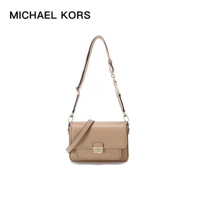 MICHAEL KORS BRADSHAW系列 女士皮质斜挎包 中号 30S1L2BM2L CAMEL
