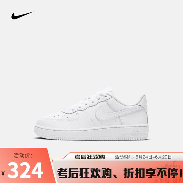 耐克（NIKE） FORCE 1 LE (PS) 幼童运动童鞋 DH2925-111 28