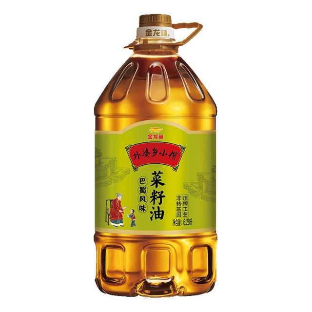 88VIP：金龙鱼 外婆乡小榨 巴蜀风味菜籽油 6.28L
