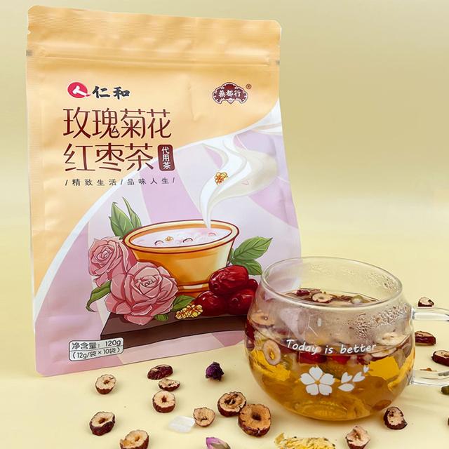 首单6元 红枣玫瑰菊花茶120g
