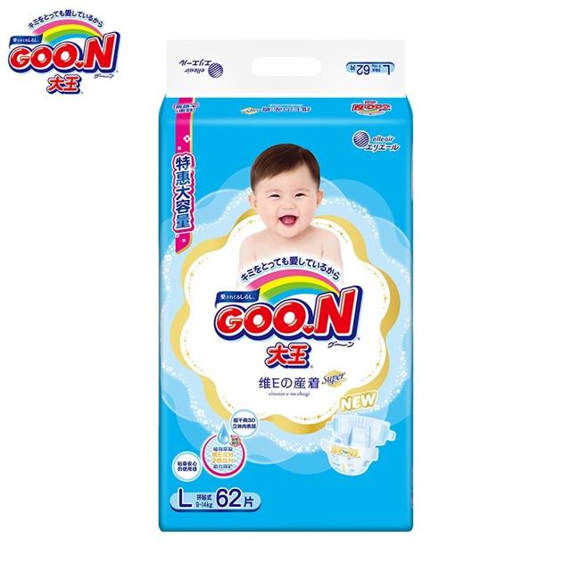 大王（GOO.N） 维E系列 纸尿裤 L62片