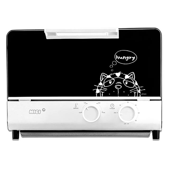 NICI 礼祺 德国品牌 多功能电烤箱 12L 黑色 功率800W NQ21901