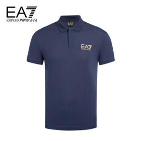 EMPORIO ARMANI EA7 男士棉质POLO衫 3KPF36-PJ5AZ 藏青色