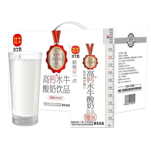 壮牛 广西壮牛水牛高钙酸奶饮品125mlX10中国农科院水牛研究所联合出品