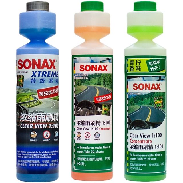 SONAX 玻璃水浓缩液 1:100 25ML