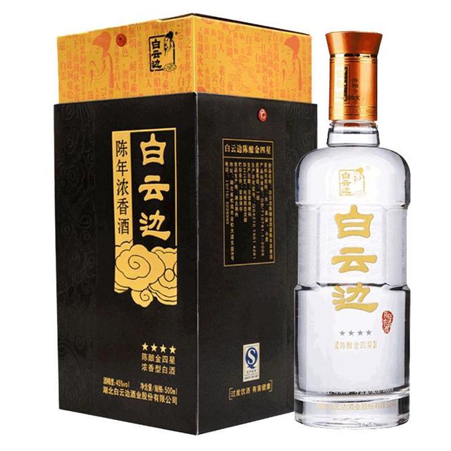 白云边 陈酿金四星 45%vol 浓香型白酒 500ml 单瓶装