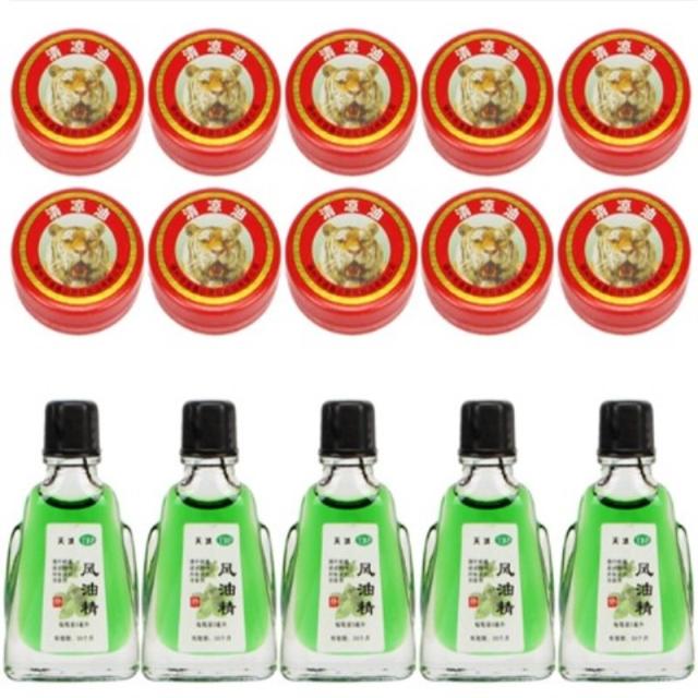 虎头 风油精*5瓶+清凉油*10盒
