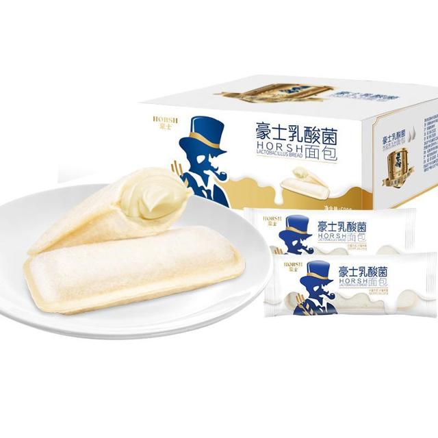 HORSH 豪士 乳酸菌小口袋面包680g*1盒早餐整箱蛋糕点心吐司儿童零食小吃