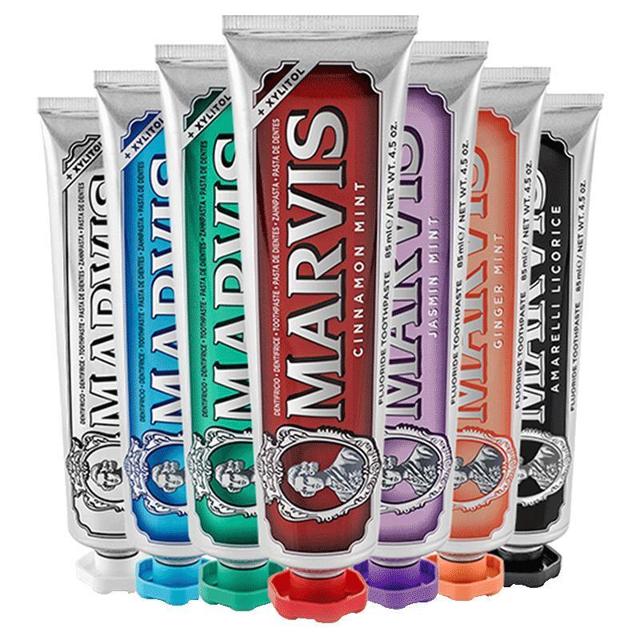 MARVIS 玛尔仕 玛尔斯意大利进口薄荷牙膏美白呵护牙龈清新口气85ml*3支装