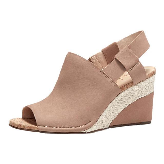 Clarks 其乐 女士坡跟凉鞋 261392554