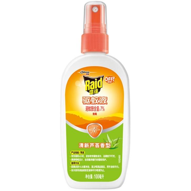 Raid 雷达蚊香 OFF！ 欧护 驱蚊喷雾 100ml 清新芦荟香