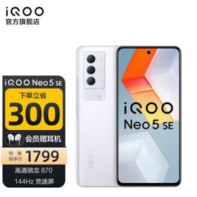 iQOO Neo 5 SE 5G手机 8GB+256GB 岩晶白