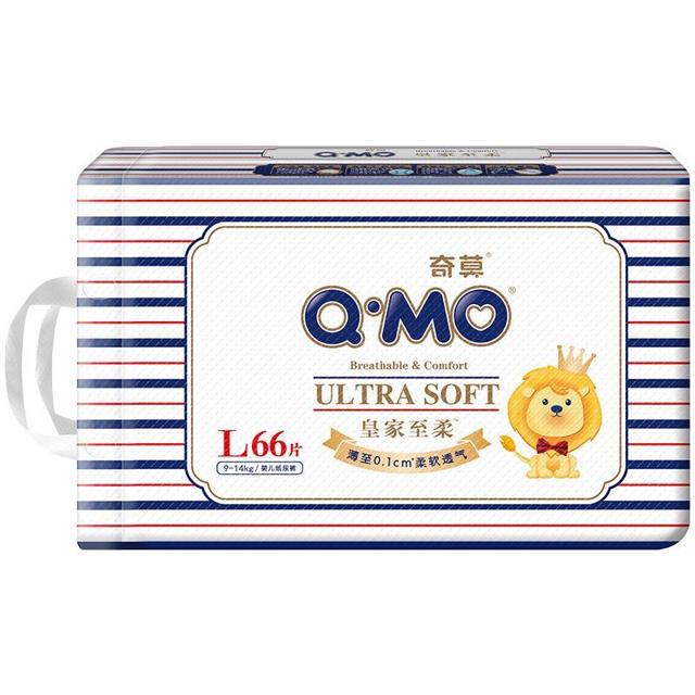 Q·MO 奇莫 皇家至柔系列 婴儿纸尿裤 M72片