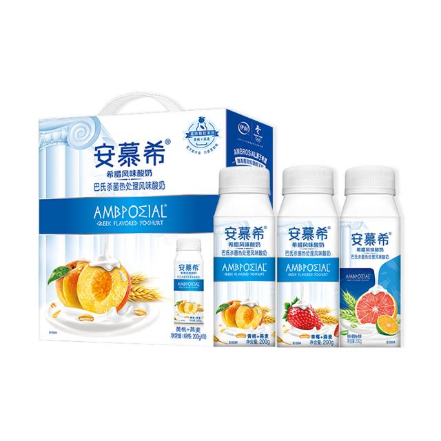 伊利 安慕希酸奶黄桃燕麦200g*10瓶