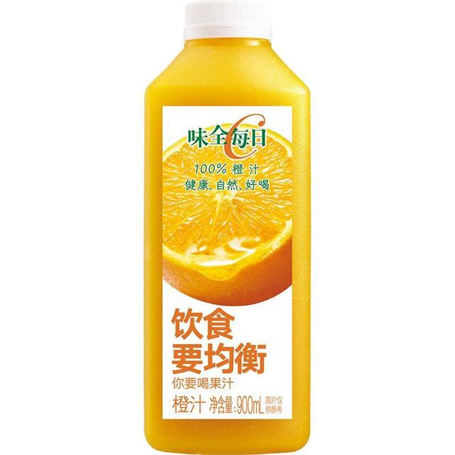 88VIP：WEICHUAN 味全 每日C鲜橙汁 900ml
