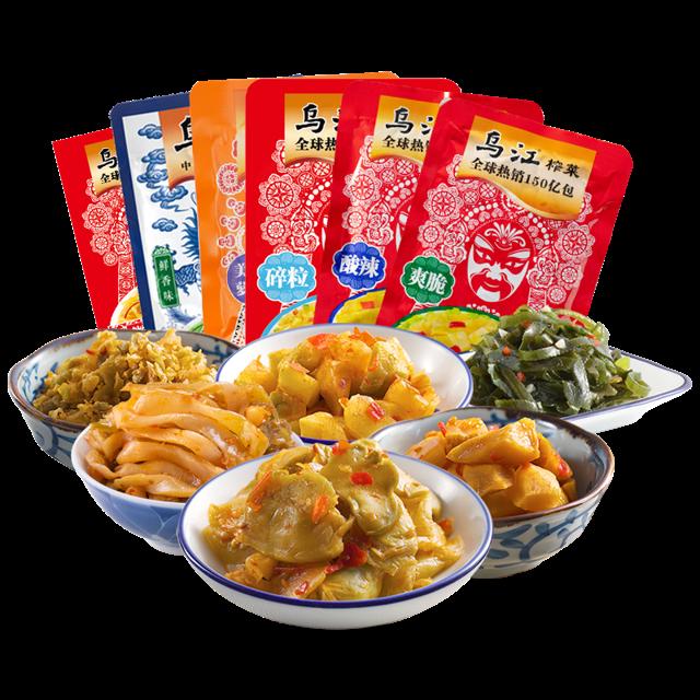 榨菜乌江涪陵榨菜微辣套餐23袋1320g