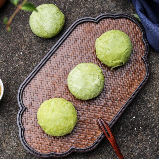 老杭邦手工龙井茶酥饼杭州特产抹茶下午茶酥