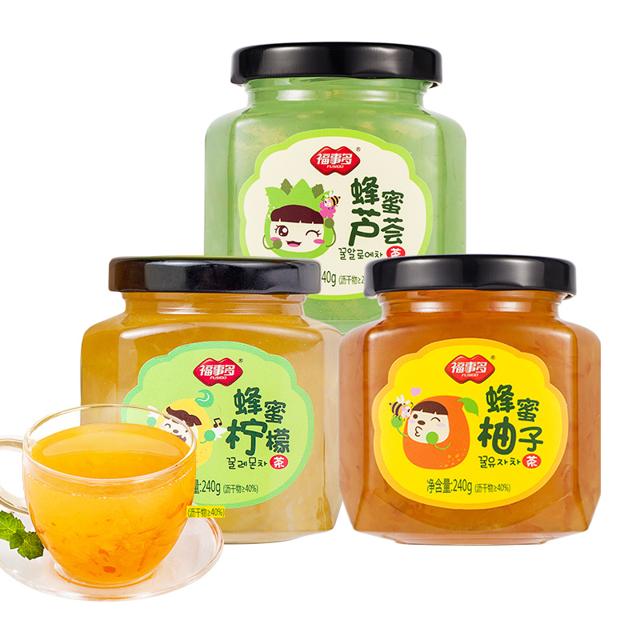 福事多 蜂蜜柚子茶2罐