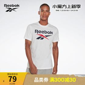 Reebok 锐步 基础款短袖T恤 GI8506_白色