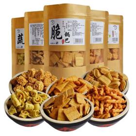 锅巴零食礼包 六种零食+1袋随机(发7袋)