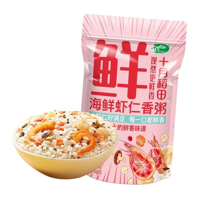 88VIP：十月稻田 海鲜虾仁香粥 750g