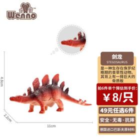 PLUS会员：Wenno 动物模型玩具 剑龙