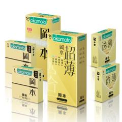 日本进口 冈本 金装超薄四合一 24只