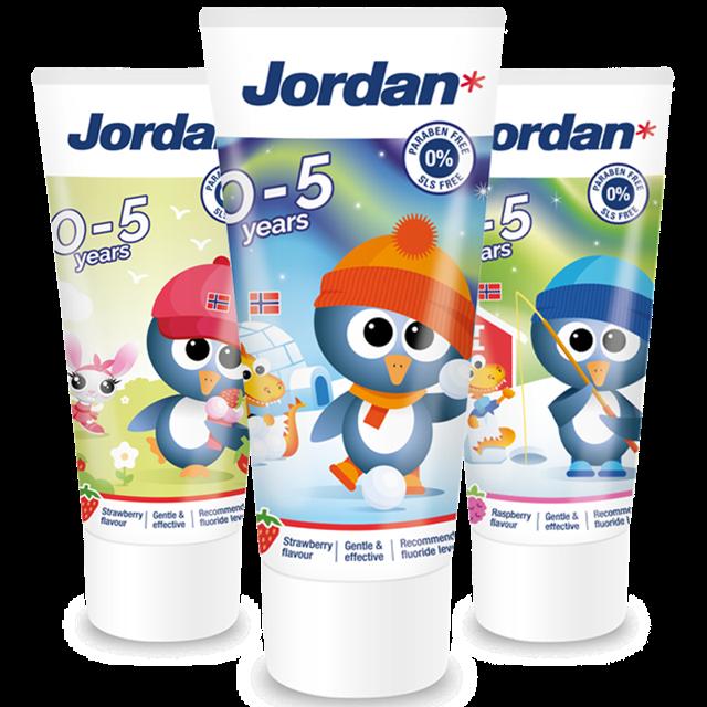 Jordan进口防蛀儿童草莓牙膏