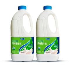 得益 无蔗糖大桶酸奶 2斤*2桶