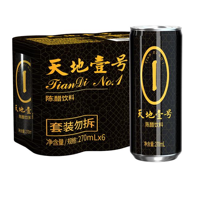 天地壹号 陈醋饮料 270ml*6罐