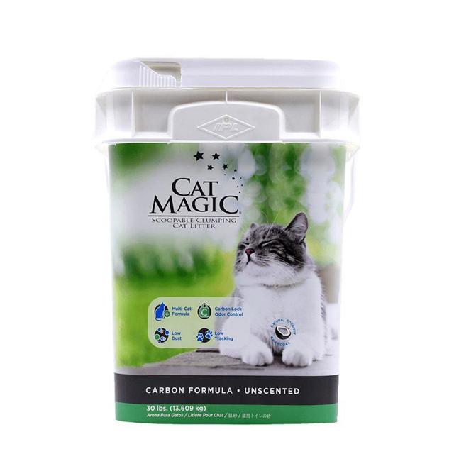 CAT MAGIC 喵洁客 膨润土活性炭猫砂 13.6kg