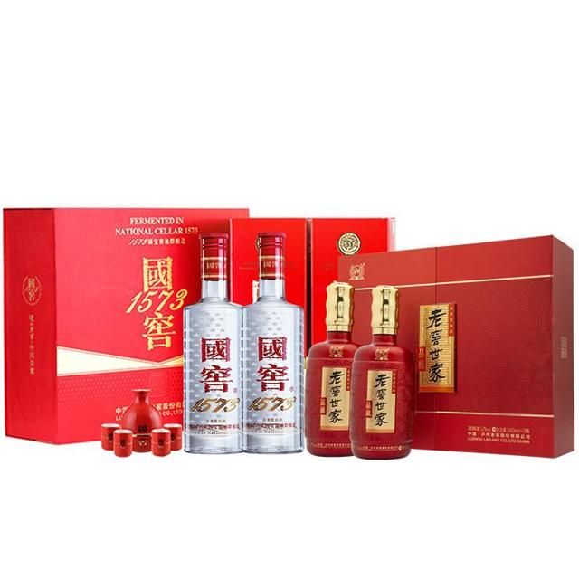 88VIP：泸州老窖 国窖1573红釉大酒礼盒52度500ml*2白酒浓香型+品藏礼盒