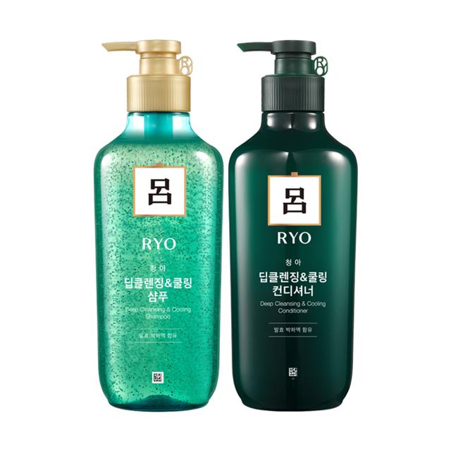 拍两件RYO绿吕洗发水控油去屑止痒400ml*2