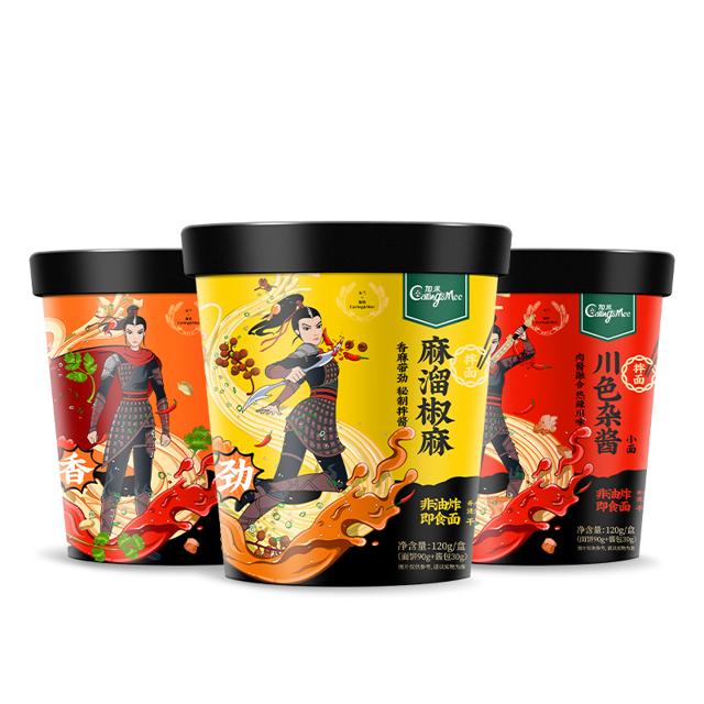 金大惠 非油炸川味速食拌面100g*6杯