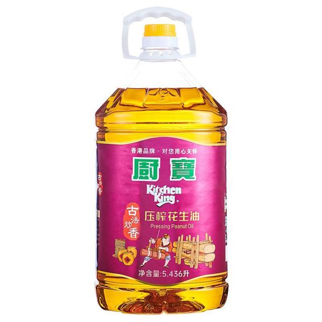 厨宝 压榨花生油 5.436L