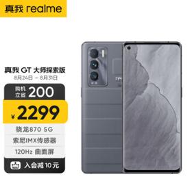 realme 真我 GT 大师探索版 5G智能手机 12GB+256GB 旅行箱灰