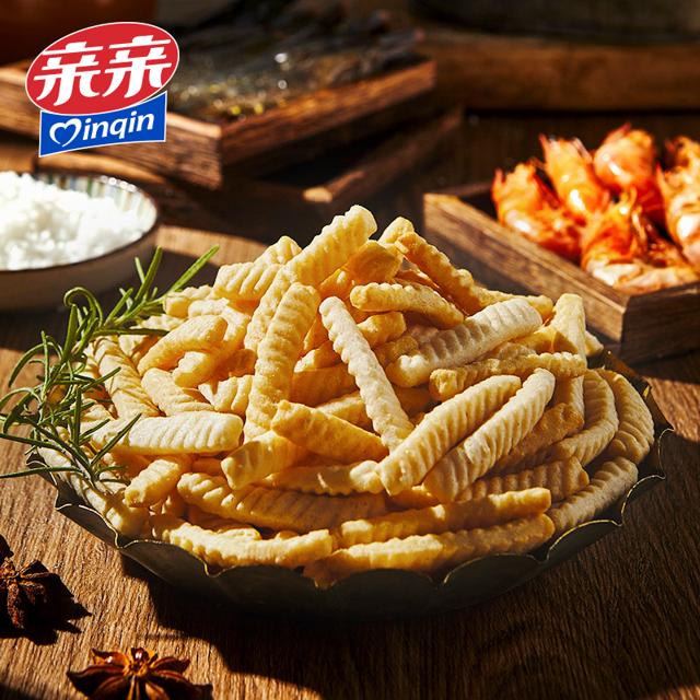 亲亲 虾条大包装80g*5包怀旧零食