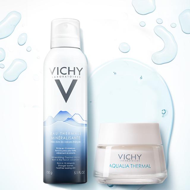 薇姿温泉保湿喷雾150ml+水活霜15ml