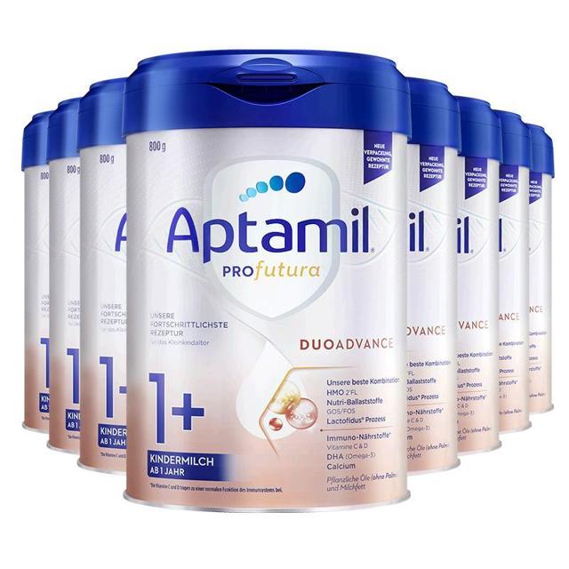 88VIP：Aptamil 爱他美 白金德文版 HMO幼儿配方奶粉 1+段 800g*8罐