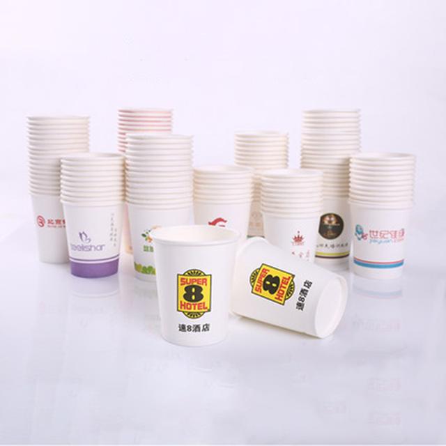 加厚一次性纸杯100只装