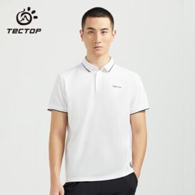 PLUS会员：TECTOP 探拓 男女款POLO衫 DAJB613005 + 运动背包
