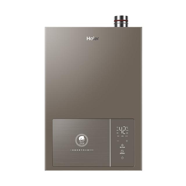 Haier 海尔 JSLQ27-16ECO(12T)U1 燃气热水器 16L 赠康巴赫炒锅