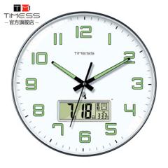 TIMESS 夜光中国码电波表 日期温度显示 自动对时分秒不差