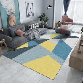 伯乐猫 ins风北欧地毯 客厅茶几毯现代简约 50*80厘米