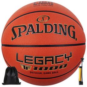 SPALDING 斯伯丁 传奇篮球TF1000ZK超纤皮吸湿FIBA国联认证比赛篮球7号室内外76-963Y