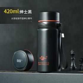 伯乐猫 智能保温杯304不锈钢大容量 420毫升