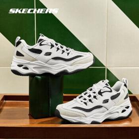 SKECHERS 斯凯奇 D'Lites 4.0 中性休闲运动鞋 237226/WLGY 白色/浅灰色 39.5