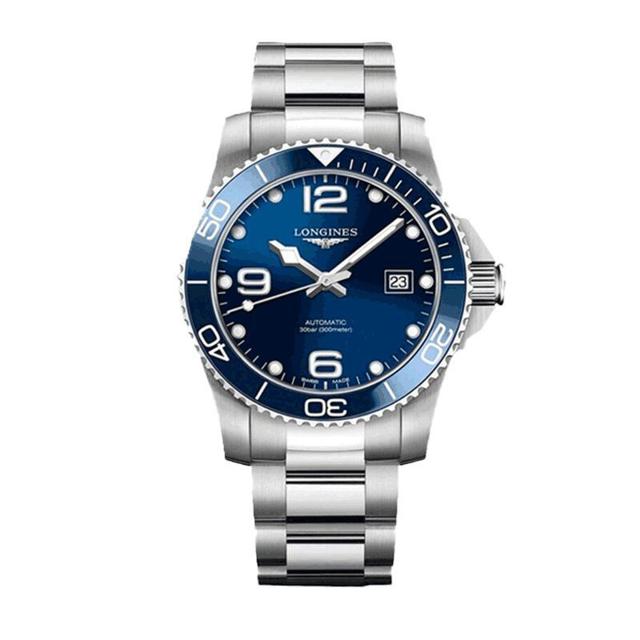 88VIP：LONGINES 浪琴 运动康卡斯潜水系列 男士自动上链腕表 L3.781.4.96.6