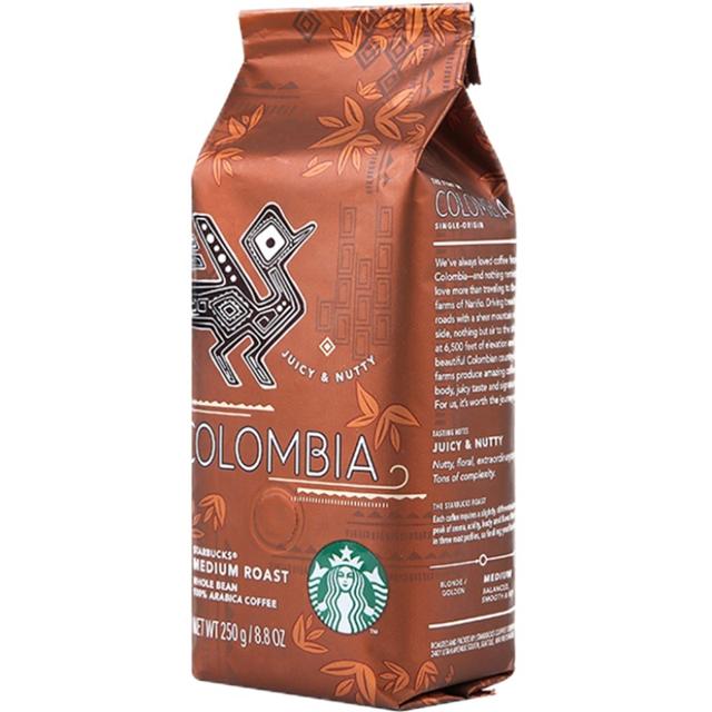 STARBUCKS 星巴克 咖啡豆阿拉比卡咖啡手冲哥伦比亚咖啡美国进口STAR-BUCKS
