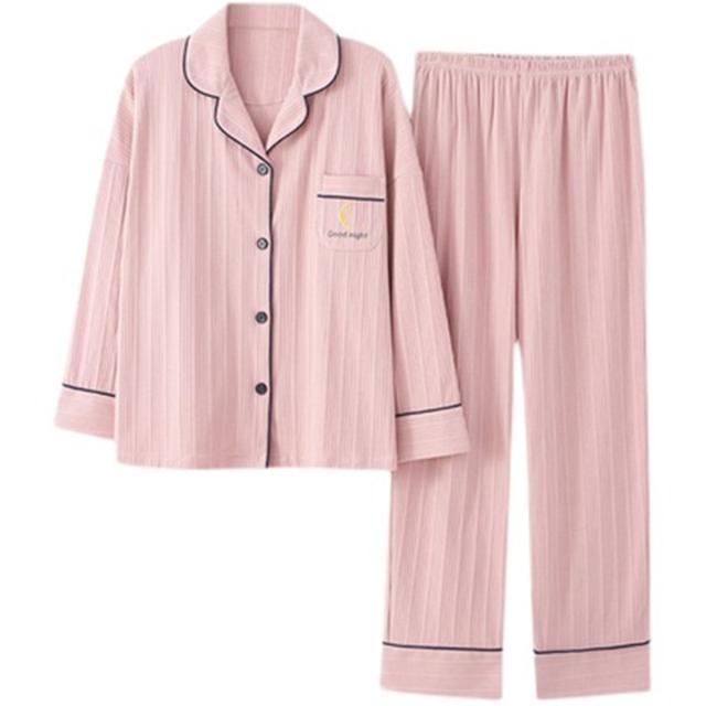 猫人 纯棉长袖家居服套装